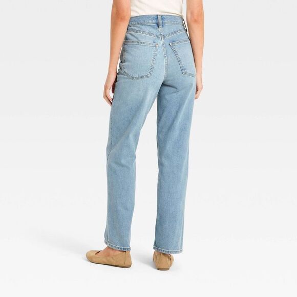 Women's Highest-Rise Vintage Straight Jeans - Univ Vintage Light Wash - Picture 2 of 3